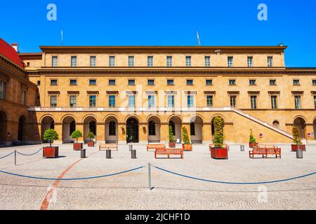 Die Münchner Residenz ist das ehemalige Königspalast in München Stockfoto