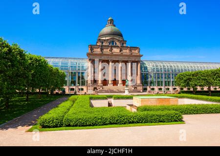 Bayerische Staatskanzlei oder Bayerische Staatskanzlei Gebäude im Zentrum der Münchner Stadt in Deutschland Stockfoto