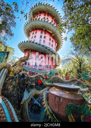 Wat Sam Phran der Drachentempel in Nakhon Pathom, Thailand Stockfoto