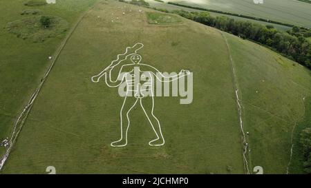 Cerne Abbas Riesensommer 2022 Stockfoto