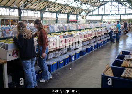 Kellys Records Shop Cardiff Market Cardiff South Wales Stockfoto