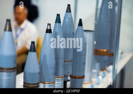 High-Impact Fragmentation Mine von verschiedenen kalibres. Stockfoto