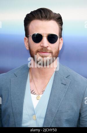 Chris Evans nimmt an der Lightyear UK Premiere auf dem Cineworld Leicester Square am 13. Juni 2022 in London, England, Teil. Stockfoto