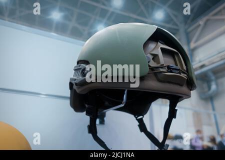 Persönliche Schutzausrüstung. Leichter ballistischer Helm Stockfoto