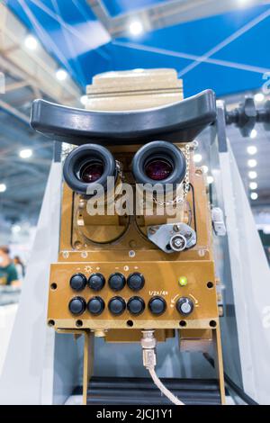 Wärmebildgerät für den Tankbefehlshaber. Stockfoto