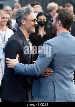 LONDON, ENGLAND - 13. JUNI: Besuchen Sie die britische Premiere von „Lightyear“ am 13. Juni 2022 auf dem Cineworld Leicester Square in London, England. Foto von Gary Mitchell/Alamy Live News Stockfoto