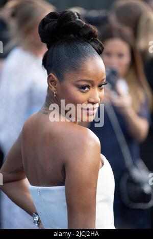 LONDON, ENGLAND - 13. JUNI: Keke Palmer nimmt an der britischen Premiere von „Lightyear“ am 13. Juni 2022 auf dem Cineworld Leicester Square in London, England, Teil. Foto von Gary Mitchell/Alamy Live News Stockfoto