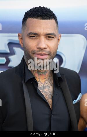 LONDON, ENGLAND - 13. JUNI: Jermaine Pennant nimmt an der britischen Premiere von „Lightyear“ auf dem Cineworld Leicester Square am 13. Juni 2022 in London, England, Teil. Foto von Gary Mitchell/Alamy Live News Stockfoto