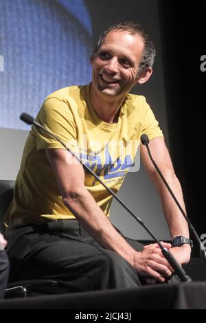 London, Großbritannien. 13.. Juni 2022. VEREINIGTES KÖNIGREICH. Montag, 13. Juni 2022. Mark Jenkin auf der Bühne bei Mark Kermode 3D im BFI Southbank. Bild nach Kredit: Julie Edwards/Alamy Live News Stockfoto