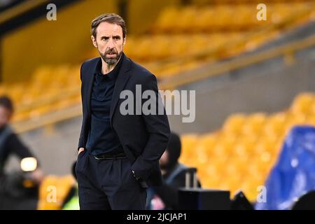 Foto LaPresse - Fabio Ferrari11 Giugno 2022 Wolverhampton, Regno Uneto Sport Calcio Inghilterra vs Italia - UEFA Nations League - Gruppo C Giornata 3/6 - Stadio Molineux. Nella foto:Gareth Southgate(England) Photo LaPresse - Fabio Ferrari Juni, 11 2022 Wolverhampton, Vereinigtes Königreich Sportfußball England vs Italien - UEFA Nations League - Gruppe C 3/6 - Molineux Stadium. Im Bild:Gareth Southgate (England) Stockfoto