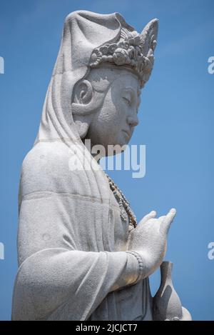 Naksansa koreanischer buddhistischer Tempelkomplex im Jogye-Orden in der Provinz Gangwon, Südkorea, am 12. Juni 2022 Stockfoto