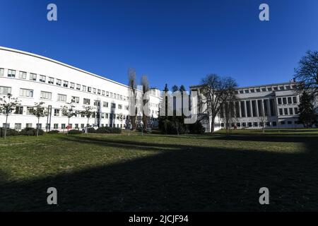 Novi Sad: Palast der Banovina (Versammlung der Autonomen Provinz Vojvodina). Serbien Stockfoto