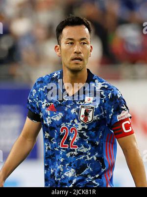 Hyogo, Japan. 10.. Juni 2022. Maya Yoshida (JPN) Fußball : KIRIN Cup Soccer 2022 Zwischen Japan 4-1 Ghana im Noevir Stadium Kobe in Hyogo, Japan . Quelle: AFLO/Alamy Live News Stockfoto