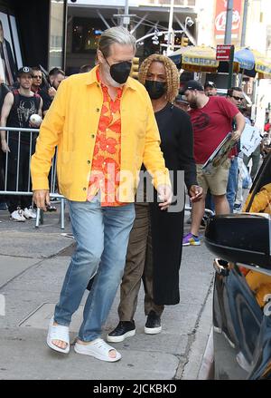 New York, NY, USA. 13.. Juni 2022. Jeff Bridges hat am 13. Juni 2022 bei Good Morning America gesehen, wie er die neue FX-Serie The Old man in New York City promote. Quelle: Rw/Media Punch/Alamy Live News Stockfoto