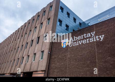 Abertay University Dundee - gegründet 1888 als das Dundee Institute of Technology wurde es 1994 zur Abertay University. Stockfoto