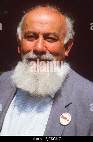 ARCHIVFOTO: Vor 25 Jahren, am 18. Juni 1997, Lev Kopelev, Lev KOPELEV, UdSSR, Sowjetunion, Schriftsteller, Autor, Bürgerrechtler, Dissident, Menschenrechtler, gestorben, Porträt, Halbportrait, Hochformat, 19.06.1984. Stockfoto