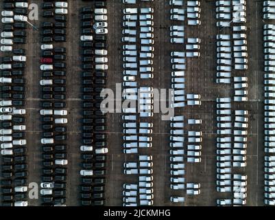 Chongqing neuer Parkplatz Stockfoto