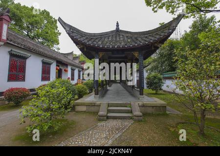 Hunan Yueyang Tower, architektonische Relikte, historischer und kultureller Turm, Landschaft des Dongting-Sees am Jangtse-Fluss Stockfoto