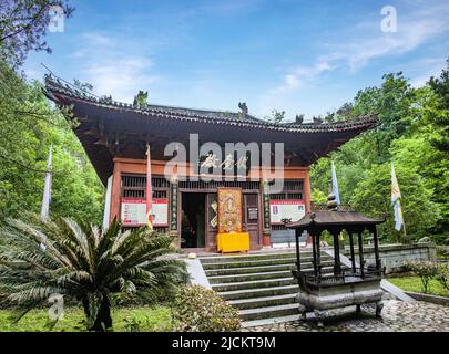 Die Stadt Yingtan, Provinz jiangxi, der Drache auf dem großen Geisterqing-Tempel Stockfoto