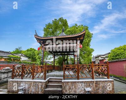 Yingtan Stadt, provinz jiangxi, Qing Stadt tianshi Hou Tempel, bleiben Sie zu Hause auf dem Tempel Mount longhu Stockfoto