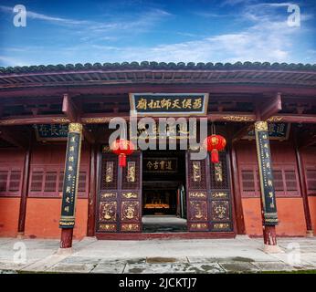 Yingtan Stadt, provinz jiangxi, Qing Stadt tianshi Hou Tempel, bleiben Sie zu Hause auf dem Tempel Mount longhu Stockfoto