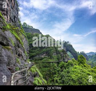 Die Stadt Yingtan, Provinz jiangxi, die Straße mit dem Drachenbrett Stockfoto