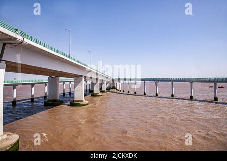 Nbang cixi Stadt hangzhou Bucht Cross-Sea Bridge Stockfoto