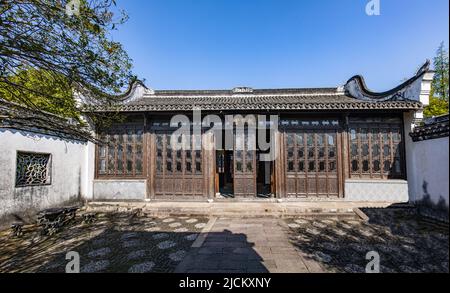 Shanghai jinshan Bezirk Fengjing alte Stadt Jin Pu Herrenhaus Gartenarchitektur Stockfoto