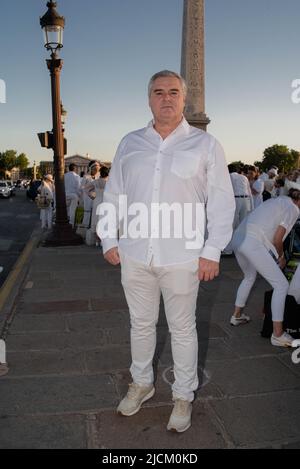Dîner en Blanc 2022 à Paris Frankreich Stockfoto