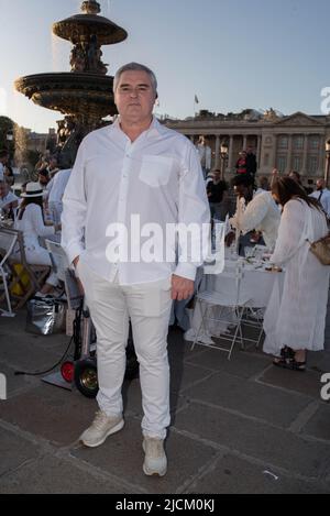 Dîner en Blanc 2022 à Paris Frankreich Stockfoto