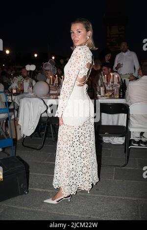 Dîner en Blanc 2022 à Paris Frankreich Stockfoto