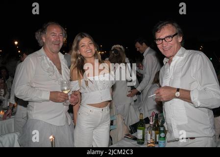 Dîner en Blanc 2022 à Paris Frankreich Stockfoto