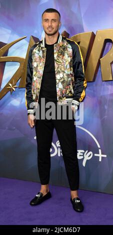 Foto muss gutgeschrieben werden ©Alpha Press 078237 26/05/2022 Romain Saiss MS Marvel TV Series Screening in London Stockfoto