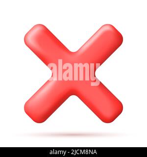 3D Falsche Tastenform Stock Vektor