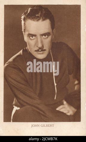 Porträt von John Gilbert in Redemption (1930) - Stille Hollywood-Ära Stockfoto