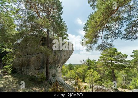 Ruta de los Callejones de las Majadas, Cuenca Castilla la Mancha España Stockfoto