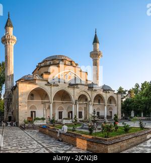 Moschee in Jewpatoria auf der Krim Juma Jami oder Khan-Jami auch als Freitagsmoschee bekannt. Erbaut zwischen 1552 und 1564 Stockfoto