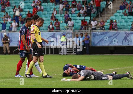 Salvador, Brasilien. 14.. Juni 2022. BA - Salvador - 06/14/2022 - BRAZILIAN B 2022, BAHIA X CHAPECOENSE Foto: Renan Oliveira/AGIF/Sipa USA Quelle: SIPA USA/Alamy Live News Stockfoto