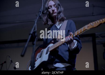 11. Juni 2022, Bologna, Emilia-Romagna, Italien: King Hannah Live in Nova Festival in Bologna zum Auftakt von thurston moore (Foto: © Carlo Vergani/Pacific Press via ZUMA Press Wire) Stockfoto