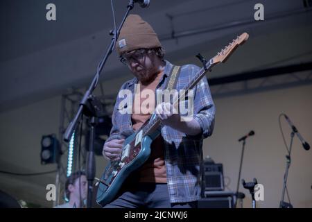 11. Juni 2022, Bologna, Emilia-Romagna, Italien: King Hannah Live in Nova Festival in Bologna zum Auftakt von thurston moore (Foto: © Carlo Vergani/Pacific Press via ZUMA Press Wire) Stockfoto