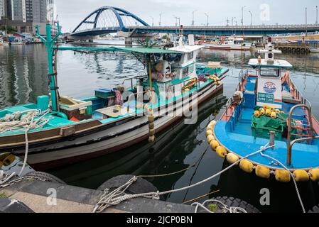 Fischerort Sokcho in der Provinz Gangwon in Südkorea am 13. Juni 2022 Stockfoto