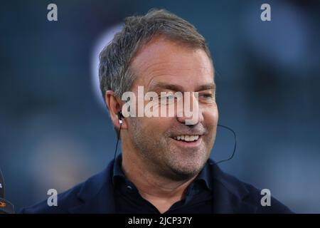 Hans-Dieter Flick Coach (Deutschland) während des UEFA UEFA Nations League 2022 2023-Spiels zwischen Deutschland 5-2 Italien im Borussia-Park-Stadion am 14. Juni 2022 in Monchengladbach, Deutschland. Quelle: Maurizio Borsari/AFLO/Alamy Live News Stockfoto