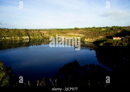 Der Blaue See - Mount Gambier - Australien Stockfoto