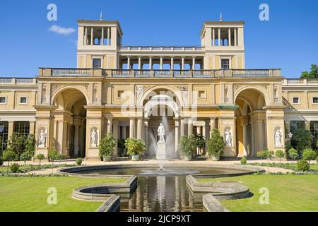 Orangerieschloss, Schloßpark Sanssouci, Potsdam, Brandenburg, Deutschland Stockfoto