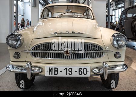 Oldtimer im SKODA Auto Museum Stockfoto