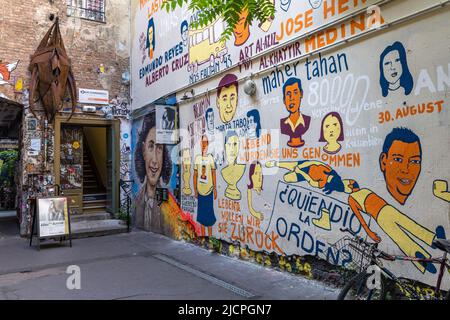 Anne Frank Zentrum und Museum, Hackesche Hofe, Berlin, Deutschland Stockfoto