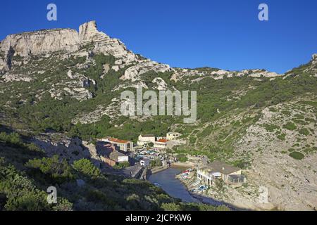 Frankreich, Bouches-du-Rhône Marseille, Calanque de Callelongue Stockfoto