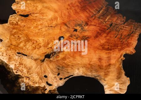 Struktur der Epoxidharztabelle Stockfoto