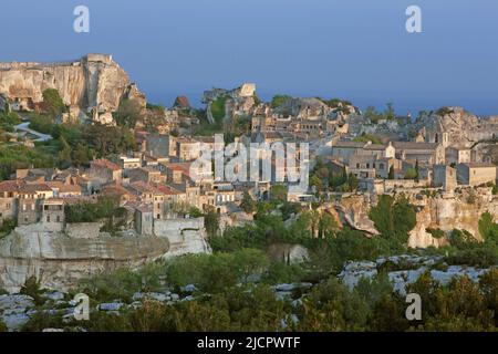 Frankreich, Bouches-du-Rhône Les Baux-de-Provence, denkmalgeschütztes Dorf Stockfoto