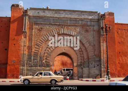 Bab agnaou in Marrakesch, Marokko Stockfoto